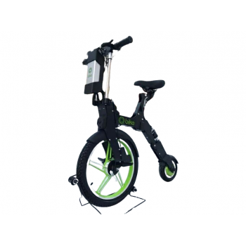 Электровелосипед Qbike Mini Q черно-зеленый